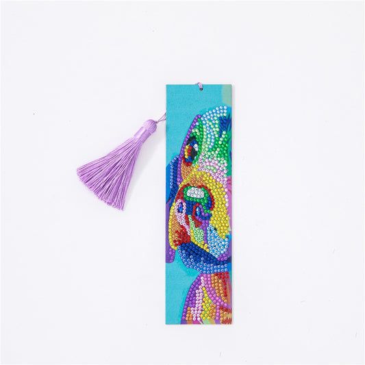 Bookmark dog 2 for your diamond painting books