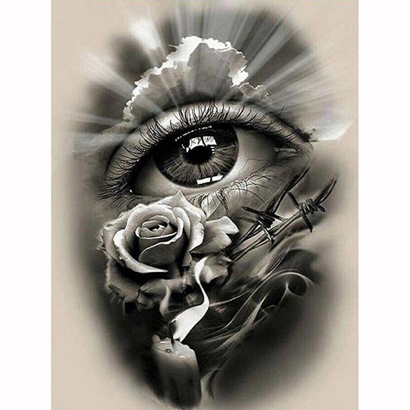 Rose diamond painting