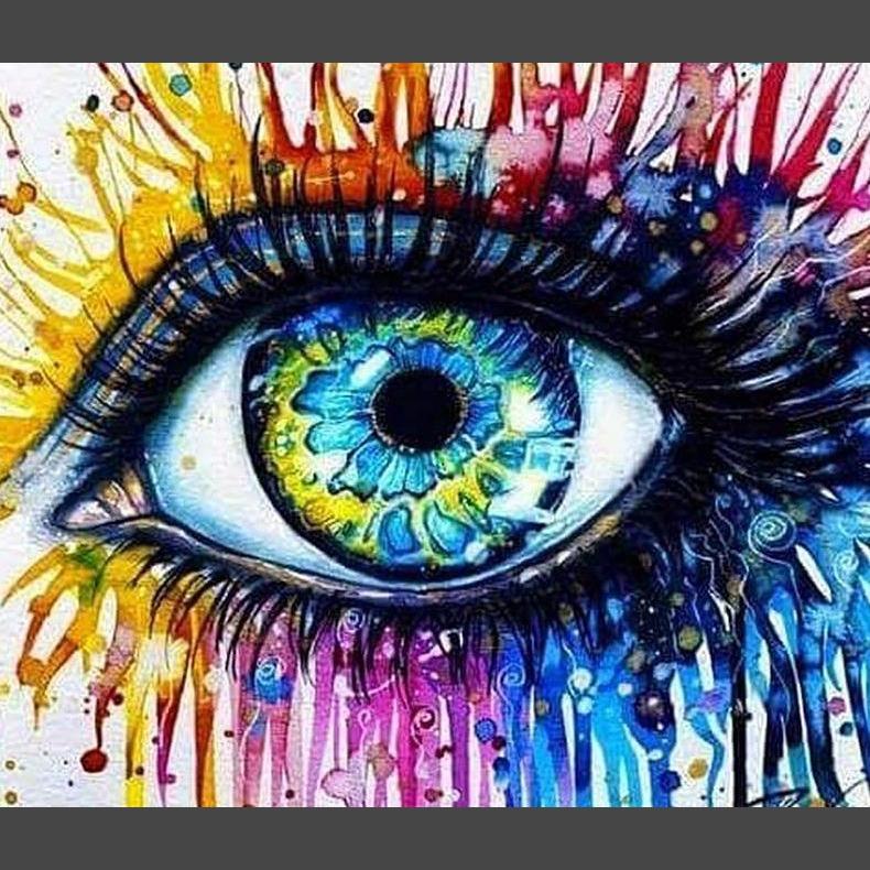 Eye pictures diamond painting
