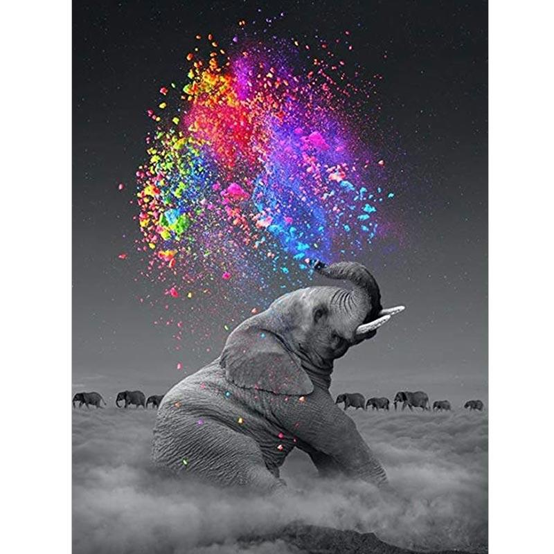 Elephant diamond painting