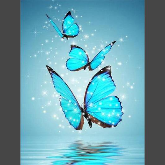 Butterfly diamond painting