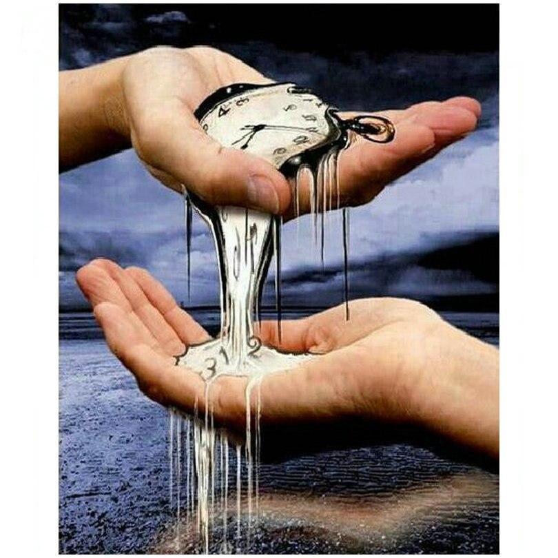 Clock diamond painting
